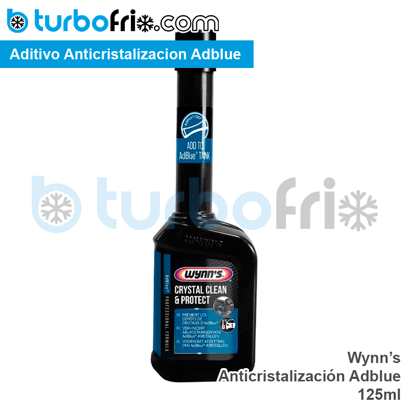 Aditivo anti-cristalización Adblue Wynn's 125ml - Turbofrío - Especialistas  en Turbos, Compresores aire acondicionado y Viscosos